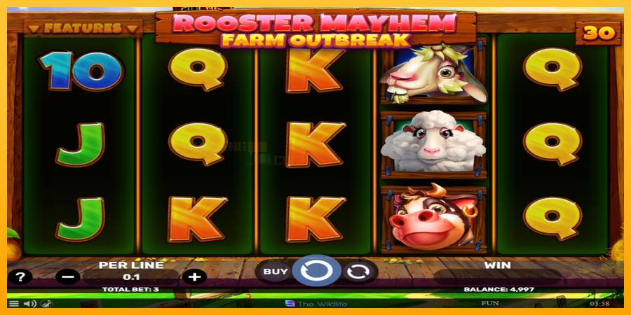 Rooster Mayhem Farm Outbreak игрална машина за пари, снимка 2