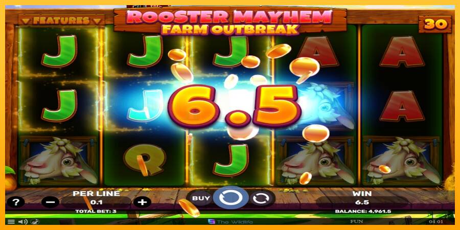 Rooster Mayhem Farm Outbreak игрална машина за пари, снимка 3