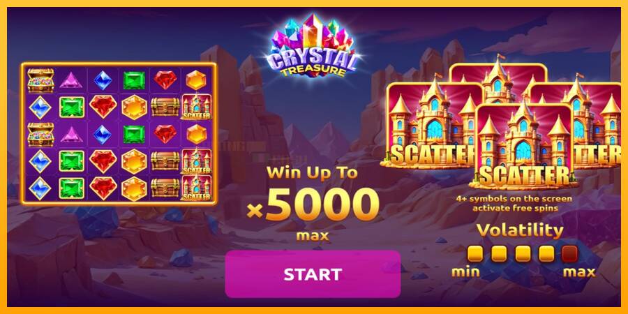 Crystal Treasure игрална машина за пари, снимка 1