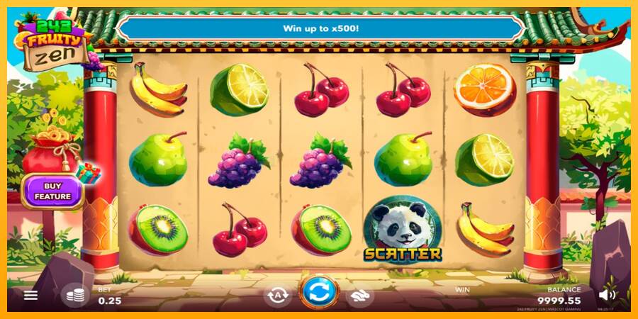 243 Fruity Zen игрална машина за пари, снимка 1