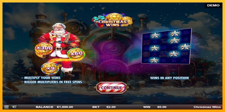 Christmas Wins игрална машина за пари, снимка 1