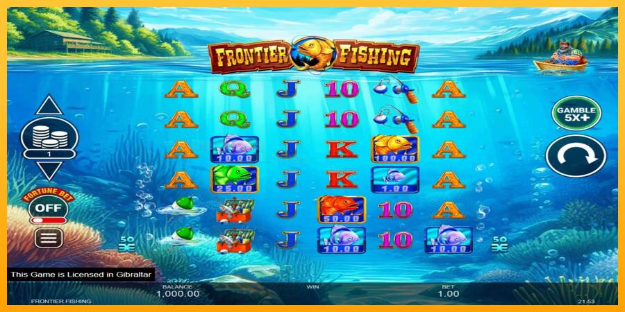 Frontier Fishing игрална машина за пари, снимка 2