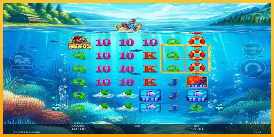 Frontier Fishing игрална машина за пари, снимка 3