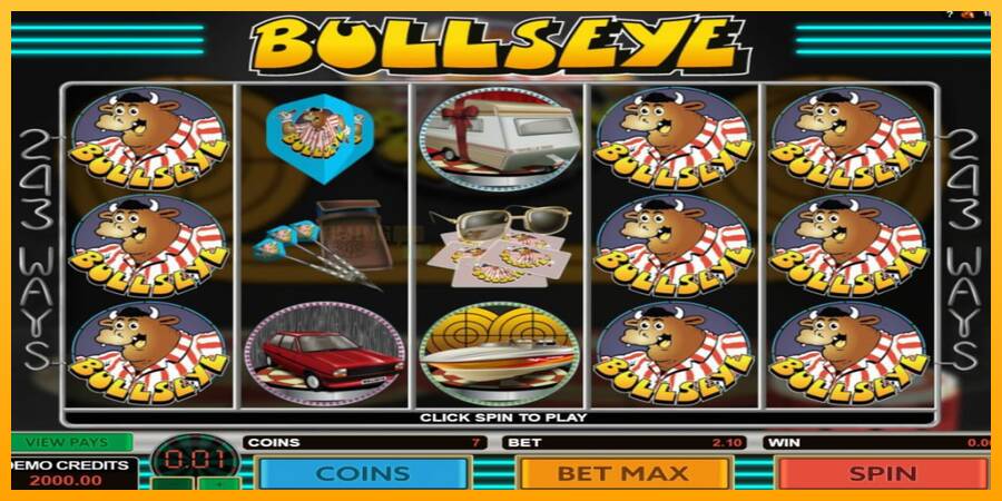 Bullseye игрална машина за пари, снимка 2