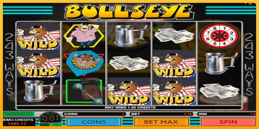 Bullseye игрална машина за пари, снимка 3