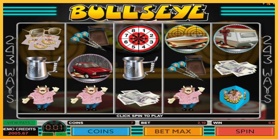 Bullseye игрална машина за пари, снимка 4