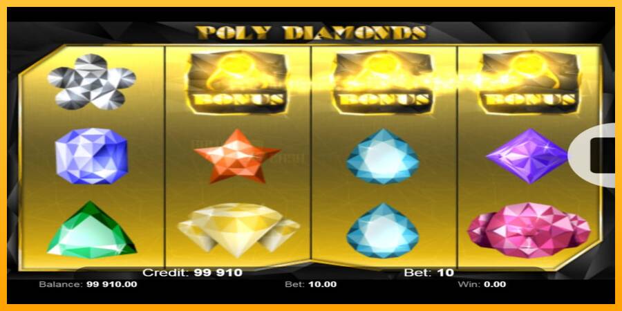 Poly Diamonds игрална машина за пари, снимка 3