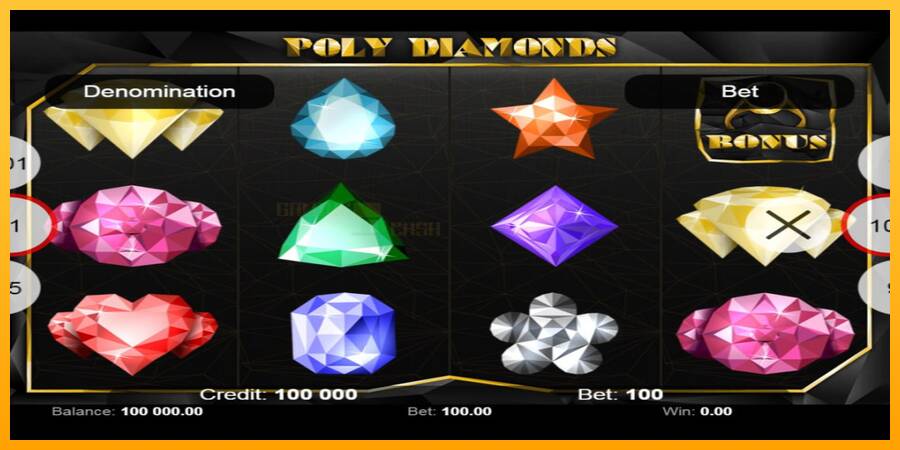 Poly Diamonds игрална машина за пари, снимка 7