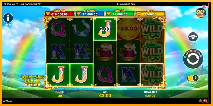 Leprechauns Luck Cash Collect Megaways PowerPlay Jackpot игрална машина за пари, снимка 3