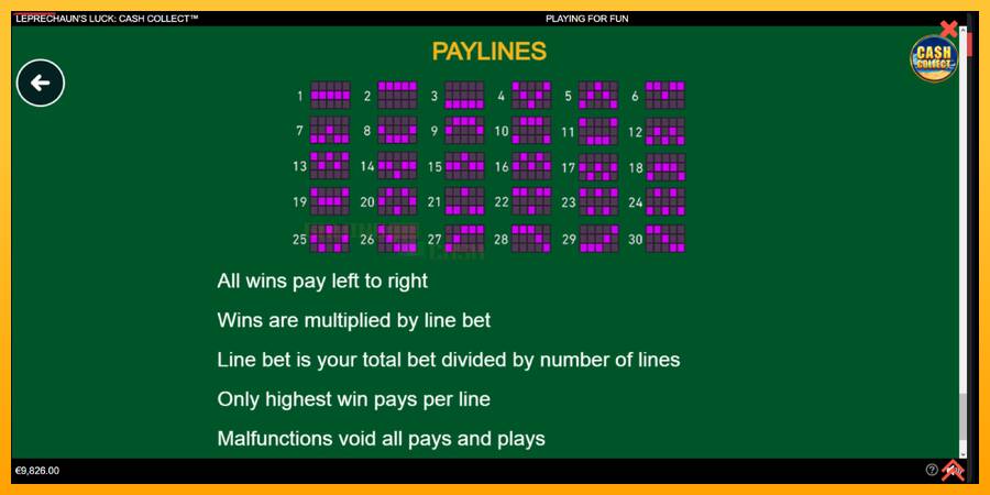 Leprechauns Luck Cash Collect Megaways PowerPlay Jackpot игрална машина за пари, снимка 7