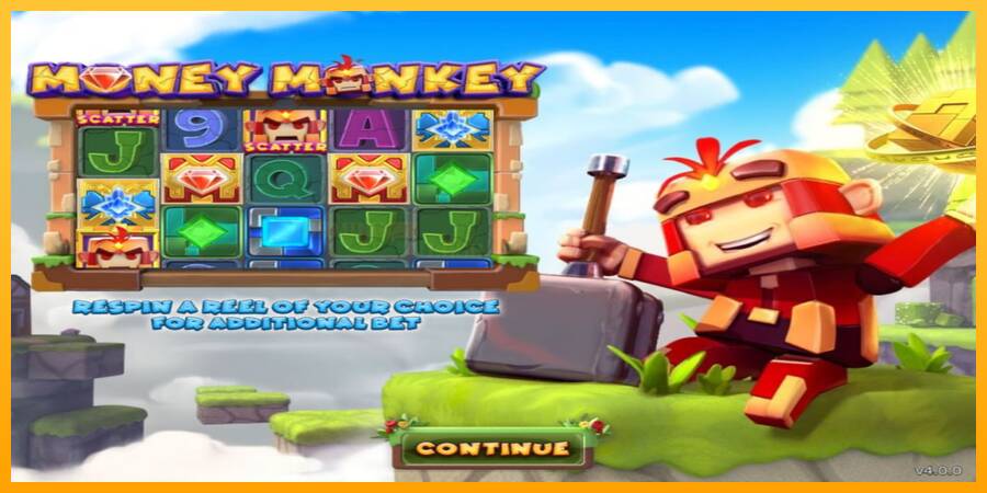 Money Monkey игрална машина за пари, снимка 1