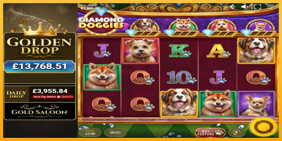 Diamond Doggies игрална машина за пари, снимка 1