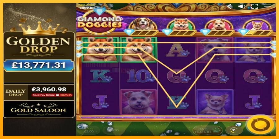 Diamond Doggies игрална машина за пари, снимка 2