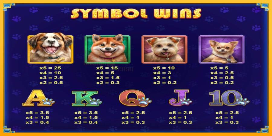 Diamond Doggies игрална машина за пари, снимка 5