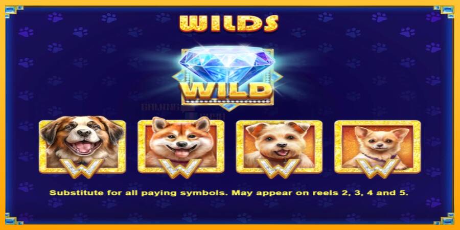 Diamond Doggies игрална машина за пари, снимка 6