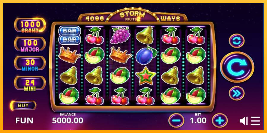 Storm Fruits 2 игрална машина за пари, снимка 1