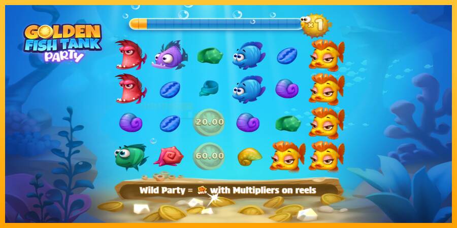 Golden Fish Tank Party игрална машина за пари, снимка 3