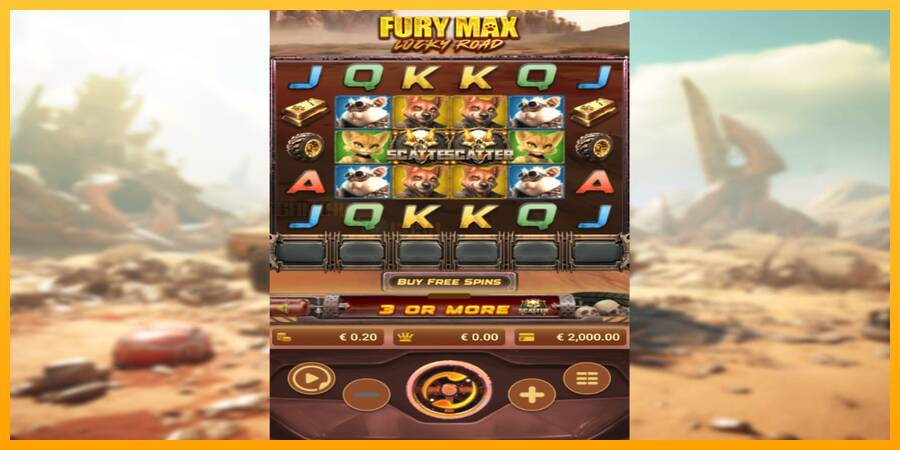 Fury Max Lucky Road игрална машина за пари, снимка 2