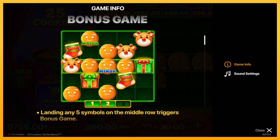 25 Cookies: Hit the Bonus игрална машина за пари, снимка 6