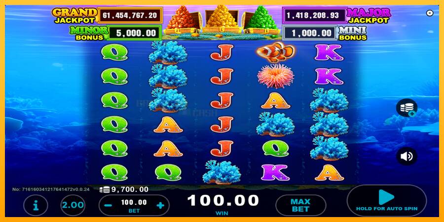 Clown Fish Treasure игрална машина за пари, снимка 3