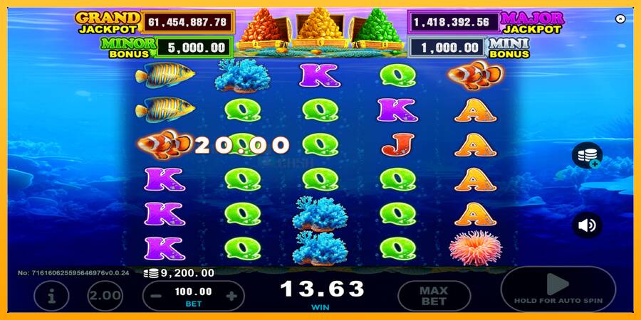 Clown Fish Treasure игрална машина за пари, снимка 4