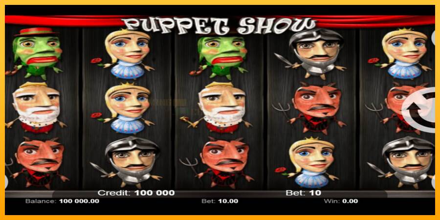 Puppet Show игрална машина за пари, снимка 1