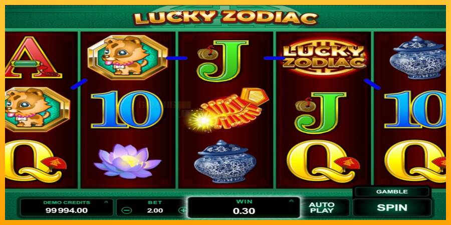 Lucky Zodiac игрална машина за пари, снимка 3