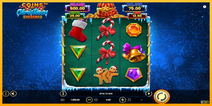 Coins of Christmas игрална машина за пари, снимка 2