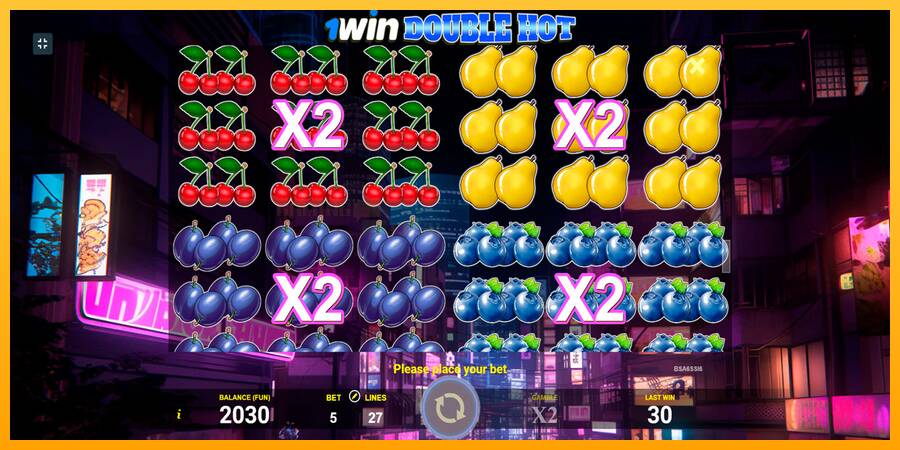 1win Double Hot игрална машина за пари, снимка 7