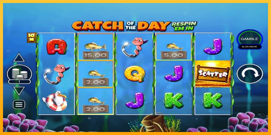 Catch of the Day Respin Em In игрална машина за пари, снимка 1