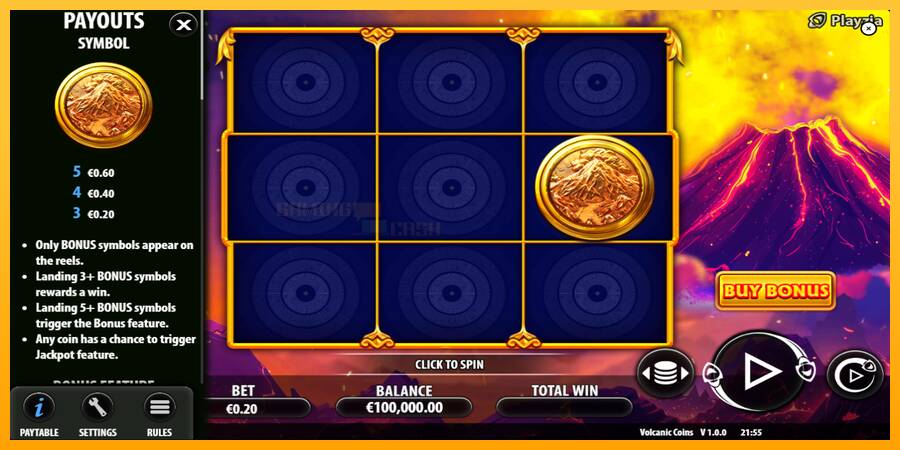 Volcanic Coins игрална машина за пари, снимка 6