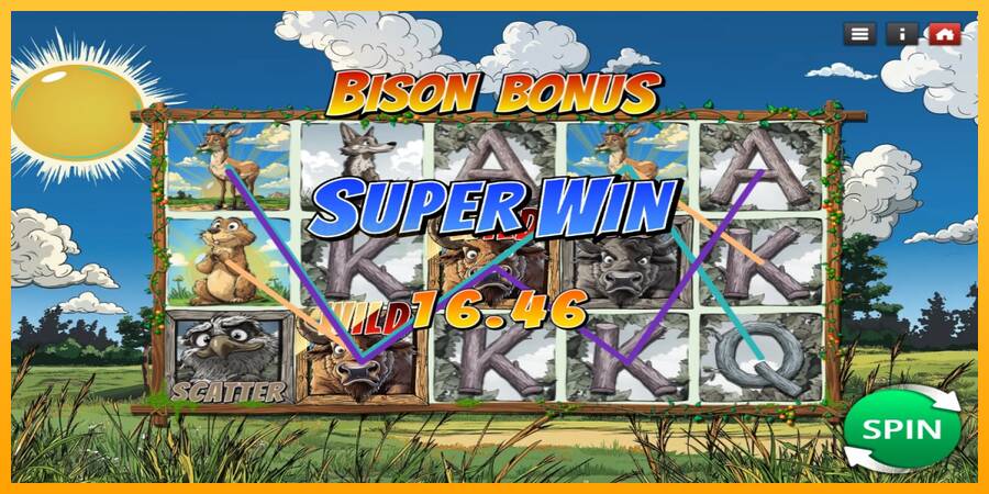 Bison Bonus игрална машина за пари, снимка 3