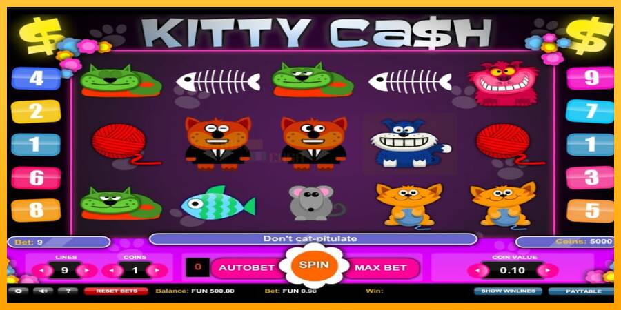 Kitty Cash игрална машина за пари, снимка 1