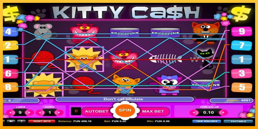 Kitty Cash игрална машина за пари, снимка 4