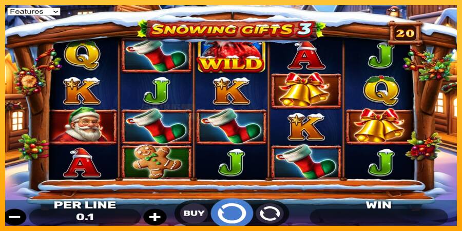 Snowing Gifts 3 игрална машина за пари, снимка 1