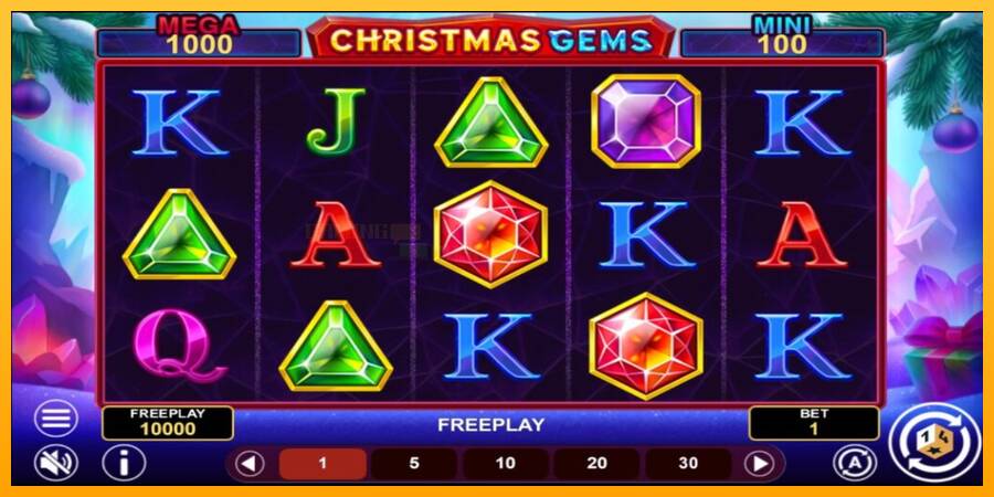 Christmas Gems Hold & Win игрална машина за пари, снимка 2