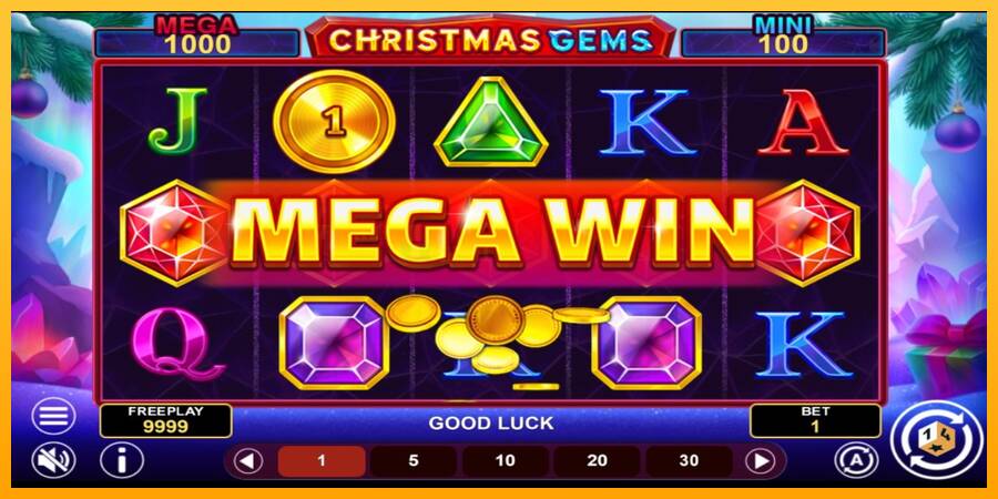 Christmas Gems Hold & Win игрална машина за пари, снимка 3