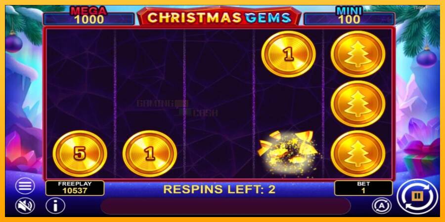 Christmas Gems Hold & Win игрална машина за пари, снимка 5