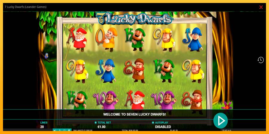 7 Lucky Dwarfs игрална машина за пари, снимка 1