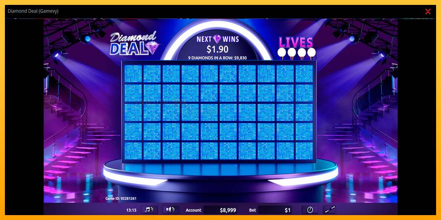 Diamond Deal игрална машина за пари, снимка 1