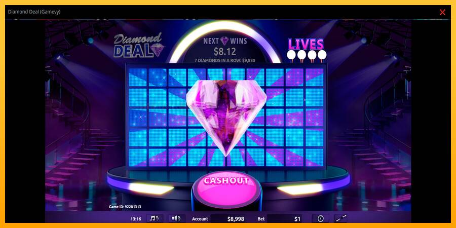 Diamond Deal игрална машина за пари, снимка 3