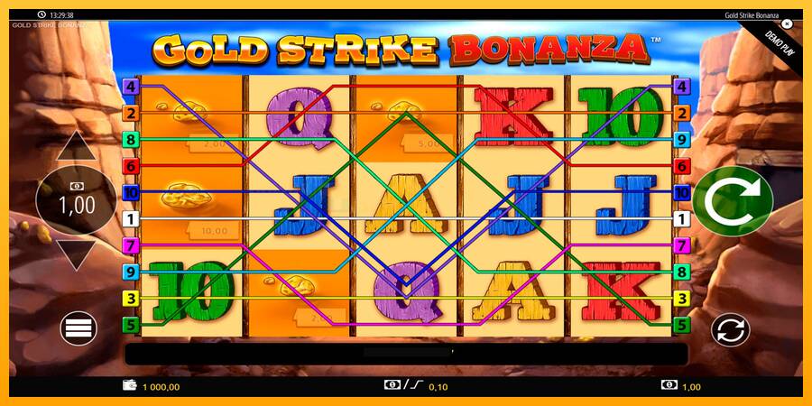 Gold Strike Bonanza игрална машина за пари, снимка 1