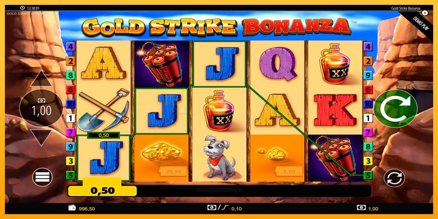 Gold Strike Bonanza игрална машина за пари, снимка 2