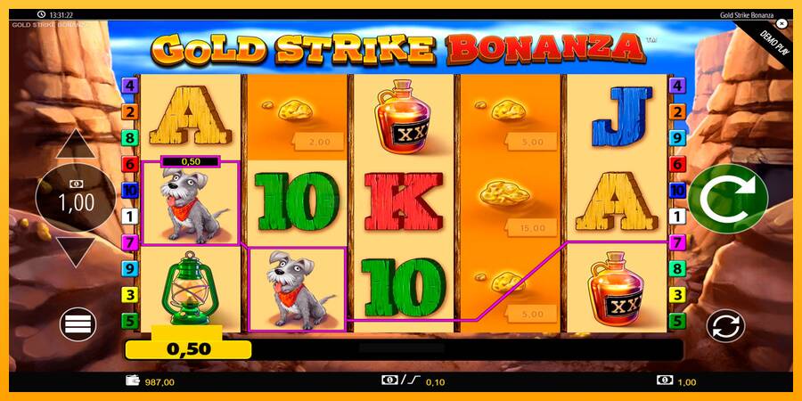 Gold Strike Bonanza игрална машина за пари, снимка 6