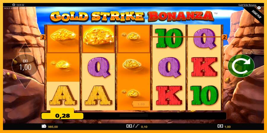 Gold Strike Bonanza игрална машина за пари, снимка 7