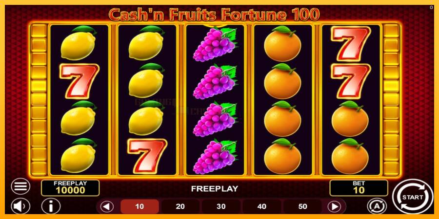 Cashn Fruits Fortune 100 игрална машина за пари, снимка 1