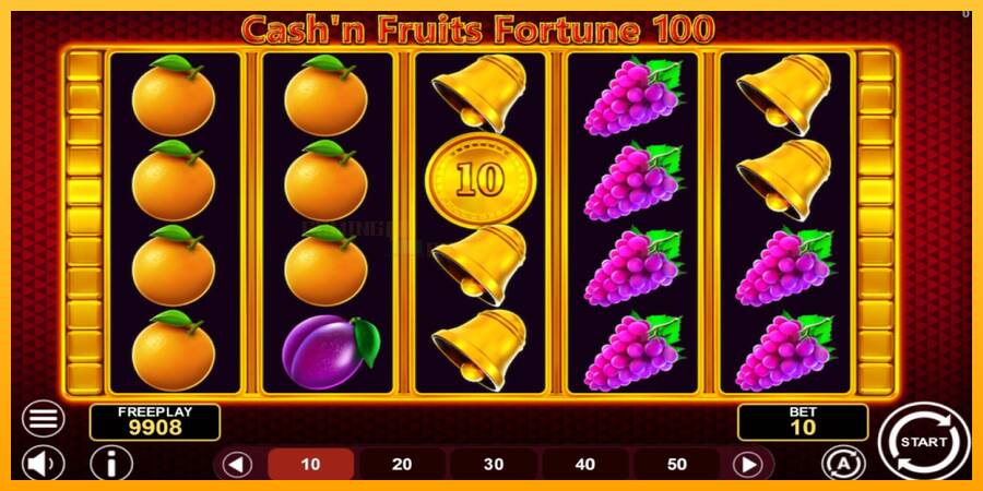 Cashn Fruits Fortune 100 игрална машина за пари, снимка 3