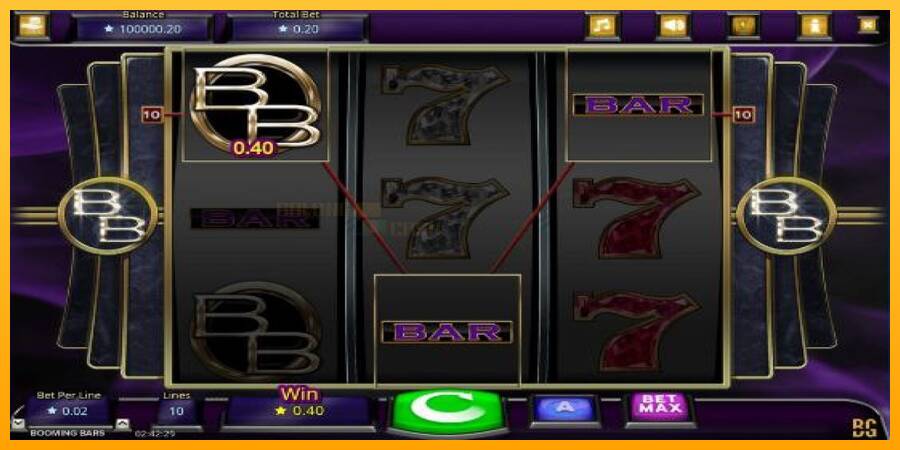 Booming Bars игрална машина за пари, снимка 2