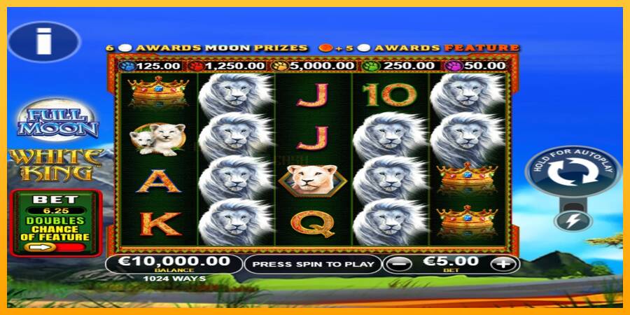 Full Moon: White King PowerPlay Jackpot игрална машина за пари, снимка 1