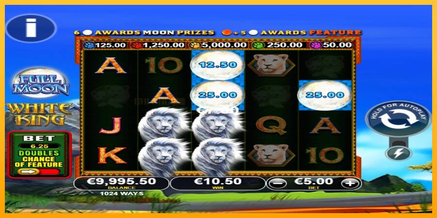 Full Moon: White King PowerPlay Jackpot игрална машина за пари, снимка 2